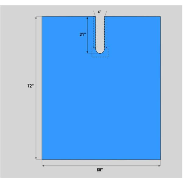Welmed Inc Drape Orthopedic U-Shaped Fenestrated 60X72" Sterile Ea, 60 Ea/Ca - 1222-1910