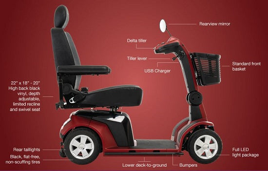 Pride Mobility Maxima 4-Wheel Electric Scooter