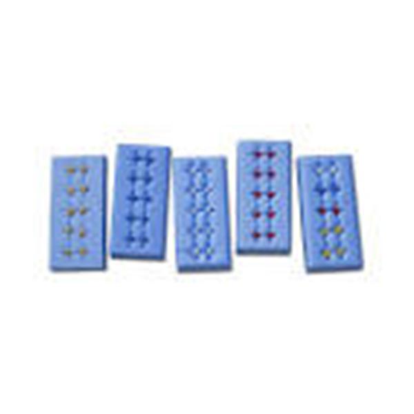 Aspen Surgical Booties Suture Aid Sterion Assorted Colors Standard 5/Bx - 051015PBX