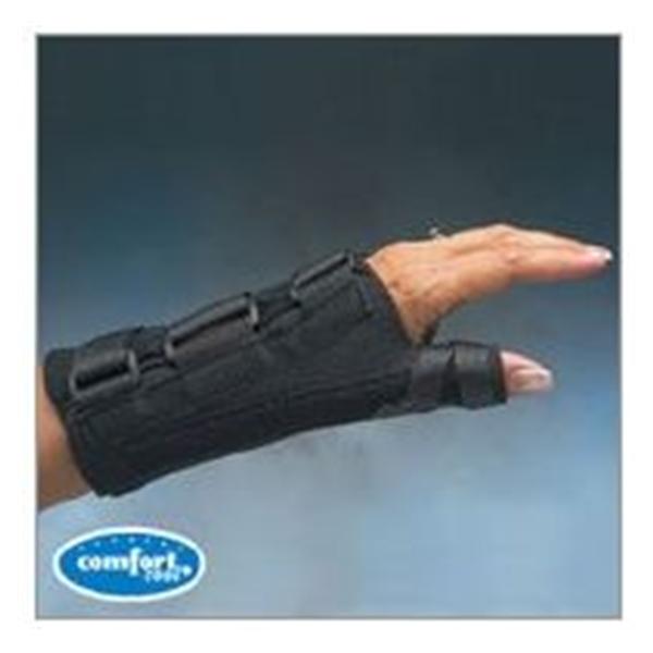 Patterson Medical Splint Comfort Cool Adult Wrist/Thumb Neoprene Black Size X-Large Left Ea - NC91258