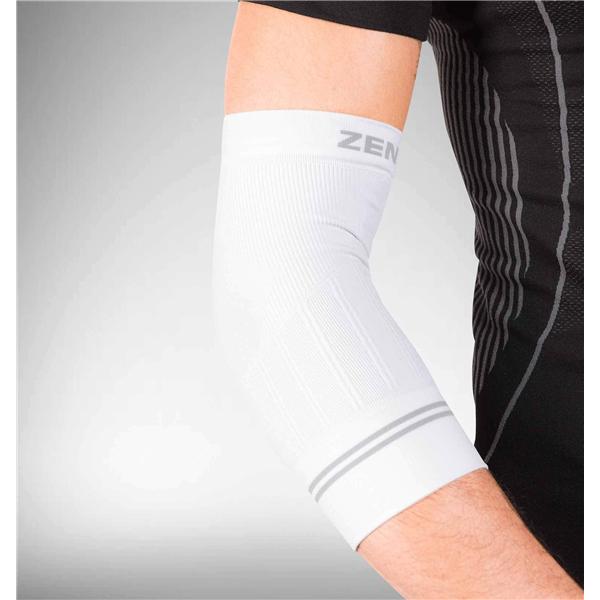 Zensah Sleeve Compression Elbow White Size Small Ea - 6061-101-03