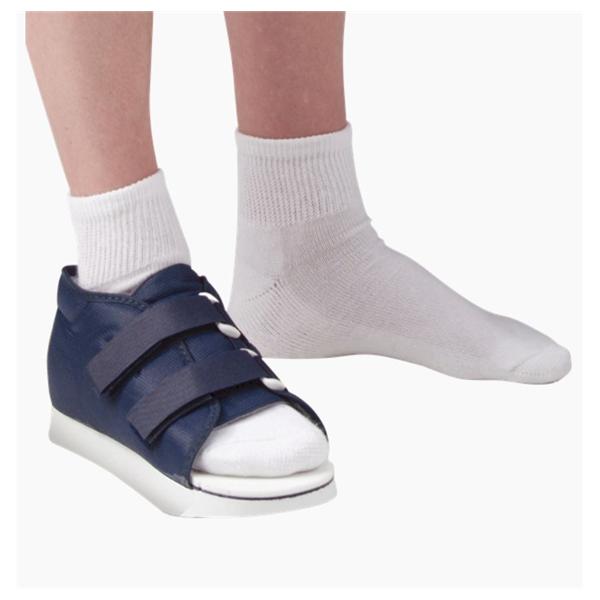 Deroyal Industries Inc Shoe Post-Op Aegis Canvas Navy Rubber Sole Men 12.5-14 Size X-Large Ea - 2044-04
