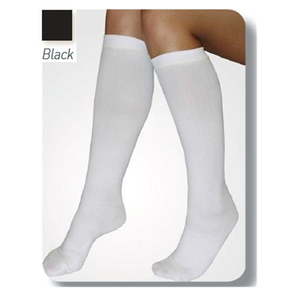 Alba-Waldensian Stocking Compression Home C.A.R.E. Knee High Closed Toe Xl Unisex Black 12Pr/Ca - K555-04