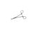 BR Surgical, Forcep Hemostatic Rochester-Ochsner 7" Curved 1X2 Teeth Stainless Steel Ea - BR12-32118