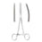 BR Surgical, Forcep Hemostatic Rochester-Ochsner 9-1/2" Curved 1X2 Teeth Stainless Steel Ea - BR12-32124
