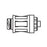 Codan US Corp Adapter Continuous Swan-Lock Needleless 504/Ca - BC1000N