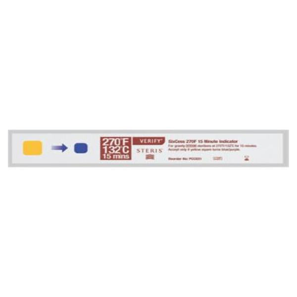 The Steris Corporation Strip Indicator Verify Sixcess Latex Free 100/Bx - PCC031