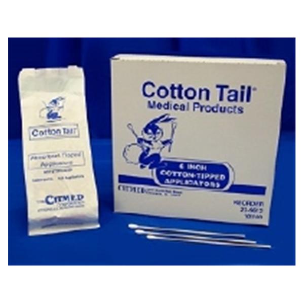 Citmed Corp Applicator Cotton Tip Non Sterile 6 In Wood Shaft 10000/Ca - 22-9612