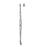 Miltex-Integra Dissector Penfield 7-3/4" Slight Curve Stainless Steel Ea - 26-1451