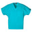 Cherokee Workwear Shirt Scrub 65% Polyester / 35% Cotton Cherokee Turquoise X-Small 2 In Ea - 4777-TRQW-XS