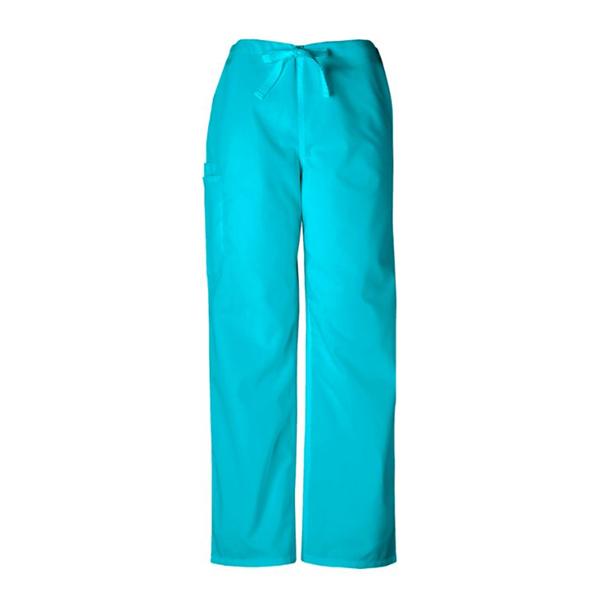 Cherokee Workwear Pant Scrub Unisex Small Turquoise Ea - 4100-TRQW-S
