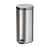 Clinton Industries. Can Trash Ss 8Gal Step-On Pedal Full-Width Hinge Lid Silver Round Each - TR-32S