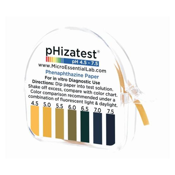Micro Essential Labs Inc Phizatest Nitrazine Indicator Paper Roll 4.5