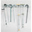 Clinton Industries. Rack Roll/Cane/Crutch Laminate Surface 60X3X6" Ea - 5516