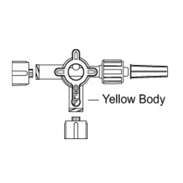 Smiths Medical ASD Stopcock 3-Way Ultra Swivel Male Luer Lock 50/Ca - MX231-1L
