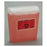Bemis Healthcare Container Sharps Wallsafe 3Qt Plastic Translucent Red 24/Case - 125 030