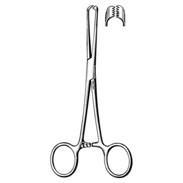 Sklar Instruments Forcep Tissue Allis 6" 5X6 Teeth Ea - 18-2164
