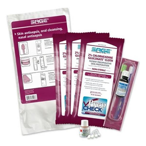 Sage Products Kit Antiseptic Skin/Oral/Nasal Nose To Toes 20/Ca - 9011