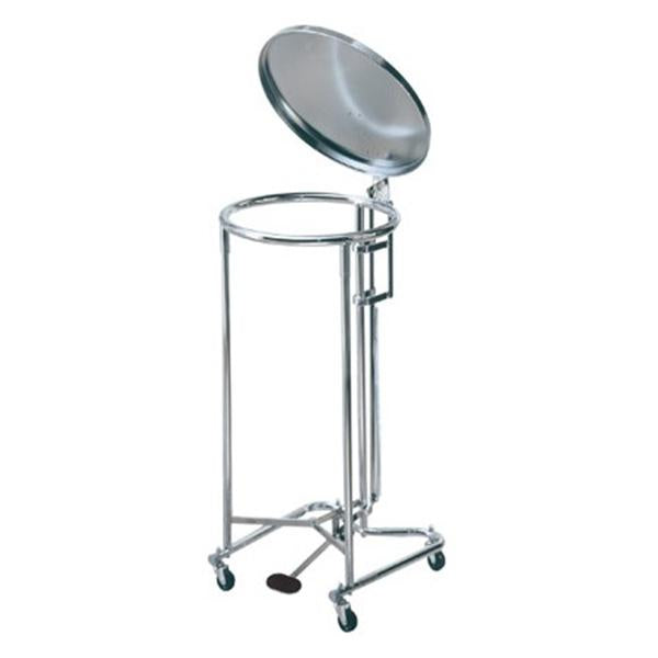 Lakeside Mfg Co Hamper Linen Chrome Round 18" Silver Ea - 4515