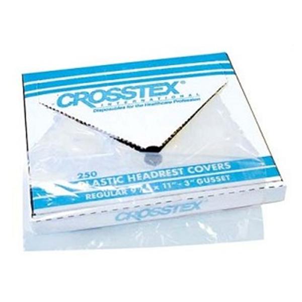 Crosstex International Cover Headrest 11 In X 9.5 In White Plastic 1000/Ca - LOCPW
