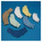Patterson Medical Protector Rolyan Heel/Elbow Terry Loop 3/8" Thick Navy Size 3X-Large 1/Pair - 08-161-0575