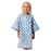Fashion Seal Gown Pediatric 100% Polyester Medium Unisex Blue Tie Back Adult Ea - 5502