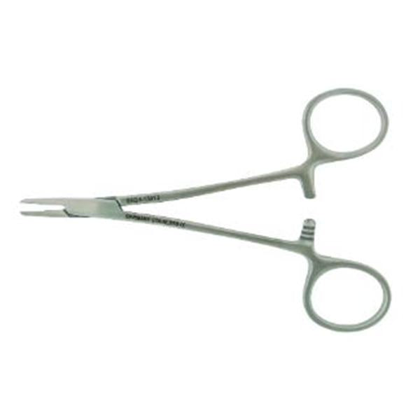 BR Surgical, Holder Needle Halsey 5-1/8" Serrated Jaw Stainless Steel Ea - BR24-14013-L