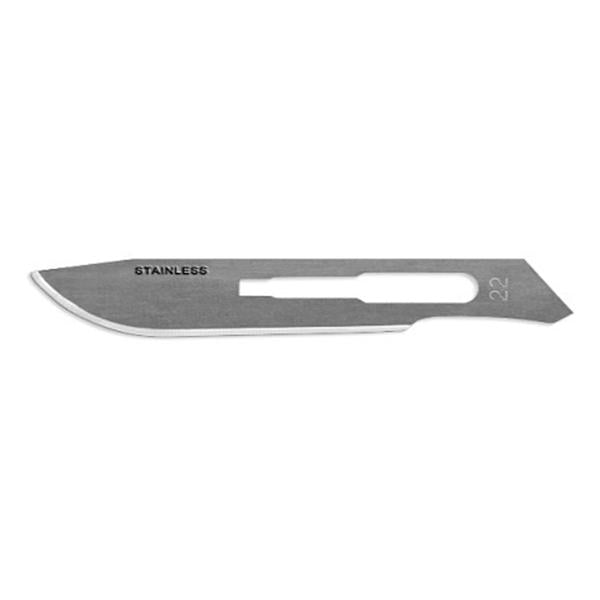 NIRAJ Blade Surgical Scalpel #22 Stainless Steel Sterile 100/Box - HS22