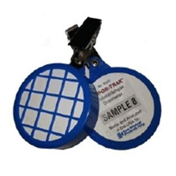 Kem Medical Products Corp. Badge Monitoring Vapor-Trak Blue 4/Box - 8550
