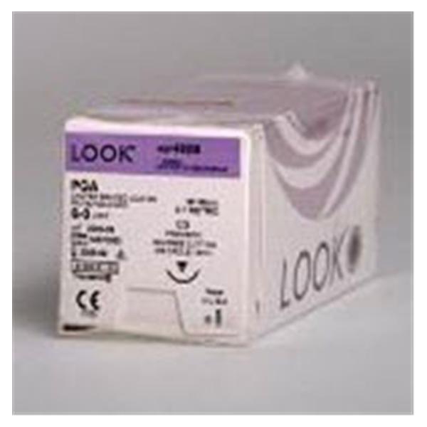 Look/Div Surgical Specialties Suture 1-0 Polyglycolic Acid T10 Polysyn Violet 27" Braid 12/Bx - G353N