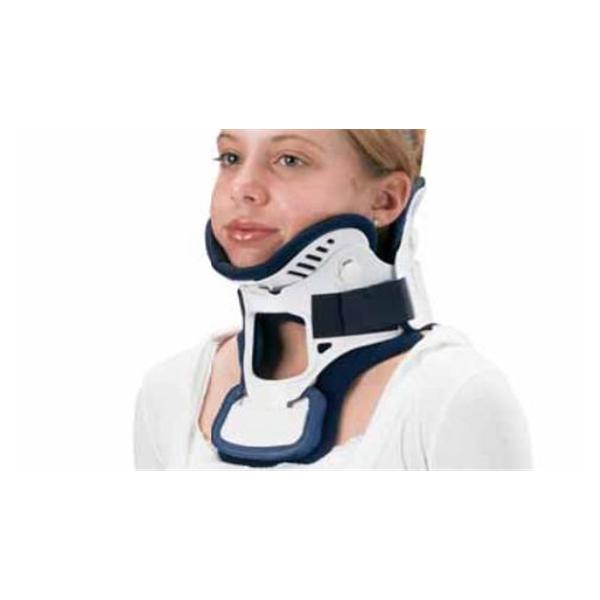 DJO Collar Miami J P3 Infant Super Short Cervical Plastic White/Navy Size <9" Ea - 79-83206
