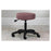 Clinton Industries. Stool Exam Standard Series Burgundy 2.5 Cstr Backless 5 Leg Ea - 2135-21BURG