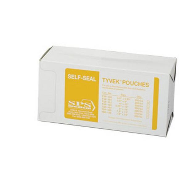 SPS Medical Pouch Sterilization Tyvek 3.5 In X 5.25 In Latex Free 200/Box, 10 Bx/Ca - TSP-180