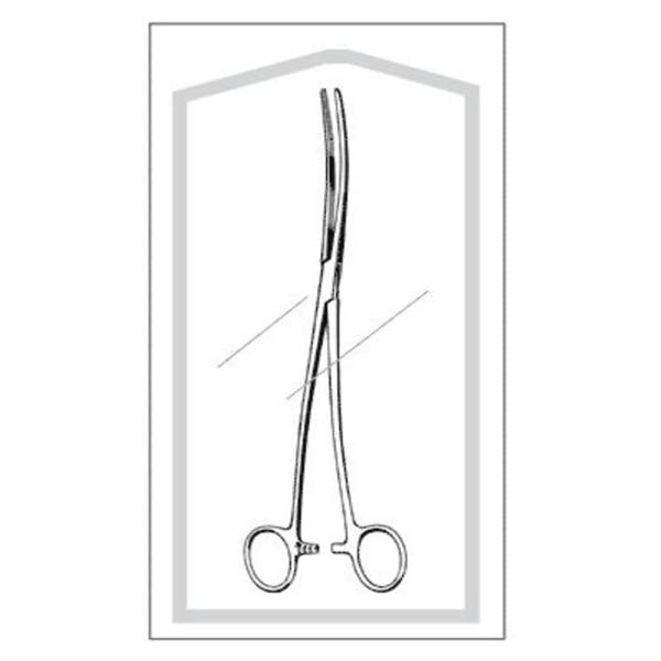 Sklar Instruments Forcep Bozeman Econo 10-1/4" S Curve Stainless Steel Disposable 50/Ca - 96-2620