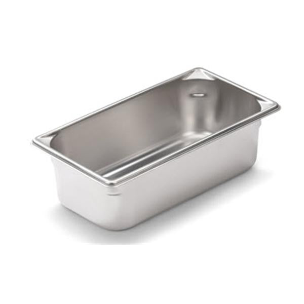 Vollrath Company Tray Instrument Super Pan V Stainless Steel 4" 1/4 Size Ea - 30442M