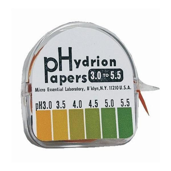 Fisher Scientific Co. Hydrion Micro Essential Lab Ph Test Strip 3-5.5 Range 1/Rl - MES325