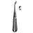 Sklar Instruments Curette Bone Bruns 9" #00 Oval Tip Angled Stainless Steel Reusable Ea - 40-7223