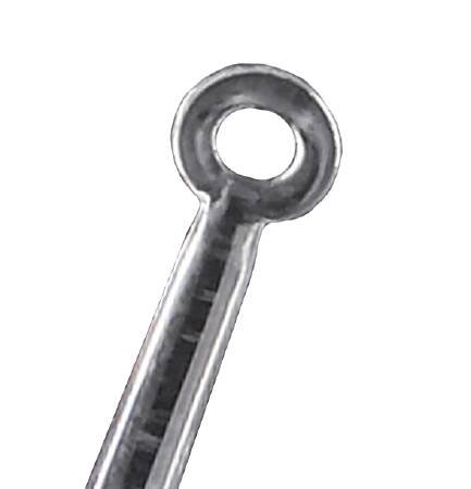 AngleLoop - Ear Curette Clinic Pack Round Handle 4 mm Tip Angled Blunt Round Loop Tip - 2201