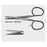 Aesculap Scissors Ligature Iris 4-3/8" Sharp/Sharp Smooth Lateral Angle 110Mm Ss Ea - BC117R