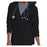 Landau Uniforms Jacket Scrub 60% Cotton / 40% Polyester Womens Black 3X Large 2 Pockets Ea - 3505-BLACK-3XL
