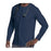 Landau Uniforms Jacket Scrub 60% Cotton / 40% Polyester Unisex Navy 2X Large 2 Pockets Ea - 3504-NAVY-2XL