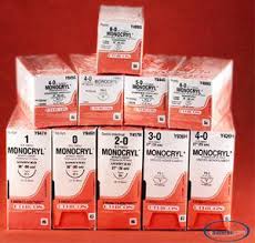 J & J Healthcare Systems Monocryl Suture with Needle Absorbable Uncoated Undyed Suture Monofilament Poliglecaprone Size 3-0 36 Inch Suture 1-Needle 36 mm Length 1/2 Circle Taper Point Needle - Y944H