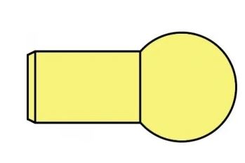 MicroAire Surgical Instruments MicroAire K-Wires Orthopedic Pin Protector Yellow, 0.28 Inch Wire Diameter - 1601-028