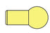 MicroAire Surgical Instruments MicroAire K-Wires Orthopedic Pin Protector Yellow, 0.28 Inch Wire Diameter - 1601-028