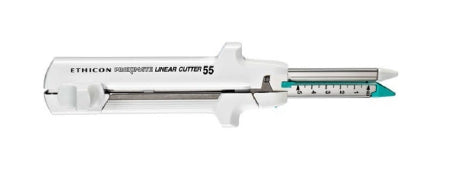 J & J Healthcare Systems Proximate Linear Cutter Squeeze Handle Titanium Staples Blue Staple Loading Unit - TLC55