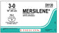 Mersilene - Suture with Needle Nonabsorbable Uncoated White Suture Braided Polyester Size 3 - 0 18 Inch Suture 1-Needle 19 mm Length 3/8 Circle Precision Point - Reverse Cutting Needle - D8130