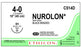 J & J Healthcare Systems Nurolon Suture with Needle Nonabsorbable Coated Black Suture Braided Nylon Size 4-0 18 Inch Suture 1-Needle 26 mm Length 1/2 Circle Taper Point Needle - C514D