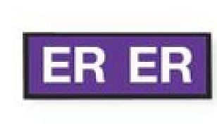 Aspen Surgical Products ID Sheet Tape Multipurpose Label ER ER Purple 8-1/2 X 11 Inch - 158091EEA