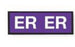 Aspen Surgical Products ID Sheet Tape Multipurpose Label ER ER Purple 8-1/2 X 11 Inch - 158091EEA