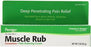 Clay Park Laboratories Muscle Rub Topical Pain Relief 10% - 15% Strength Menthol / Methyl Salicylate Cream 3 oz. - 45802017453